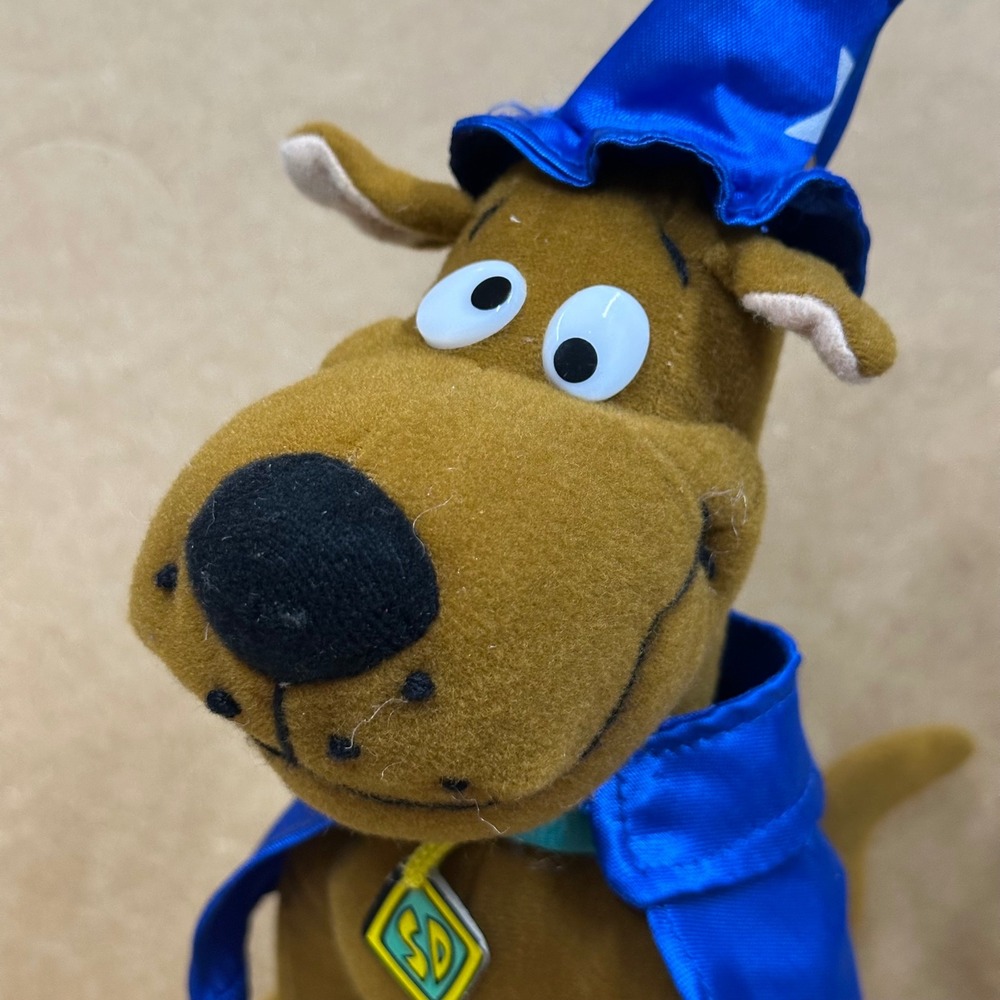 Scooby-Doo Plush Toy Unisex OS Brown Wizard Costume Stars Moon